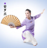 Female Wudang Performance Tai Chi Suit One-Button-Collar 6 Colors