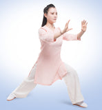 Female Wudang Performance Tai Chi Suit One-Button-Collar 6 Colors