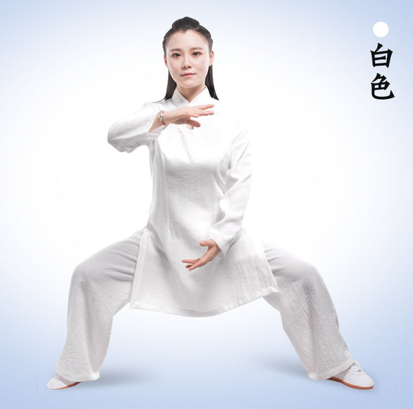 Female Wudang Performance Tai Chi Suit One-Button-Collar 6 Colors