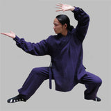 Marine Blue Taoist Uniform