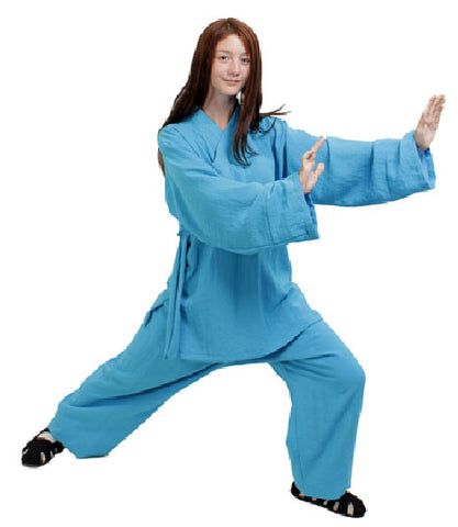 Light Blue Taoist Uniform