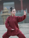Maroon Taoist Uniform