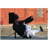 Wudang Taoist Priest Satin Hat With Ribbons
