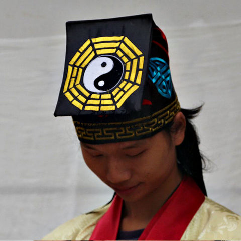 Wudang Taoist Priest Hat with Bagua Symbol