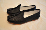 Wudang Black Hand-Sewn Leather Sole Tai Chi Shoes [All Sizes]