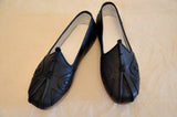 Wudang Black Hand-Sewn Leather Sole Tai Chi Shoes [All Sizes]