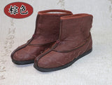 Yanshuge Old Beijing Handmade Full Leather Tai Chi Boots Brown