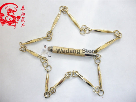 Octagonal Refined Brass 9 Jiu Jie Bian - Wudang Store
