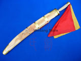 Adjustable White Wood Kung Fu Dao - Wudang Store
