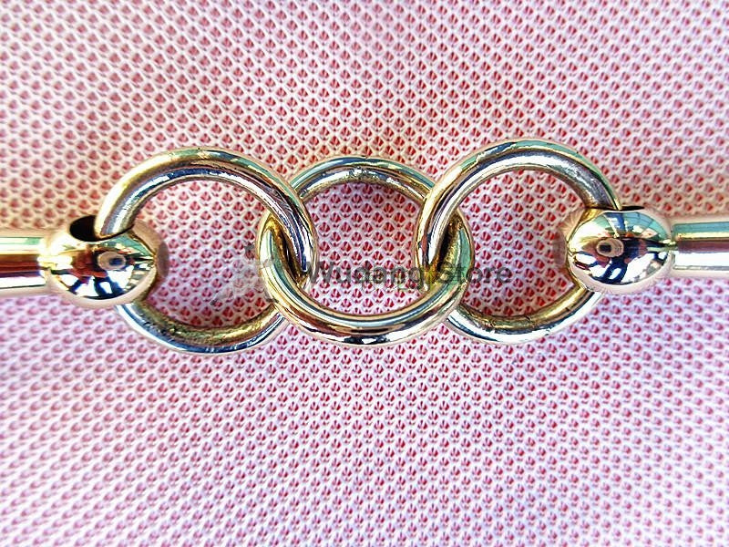 Rounded Refined Brass 9 Jiu Jie Bian - Wudang Store