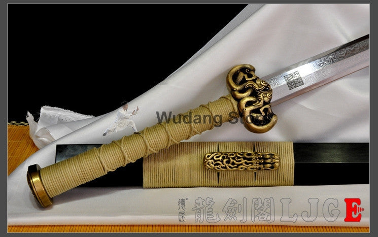 Historical Tai Chi Folded Steel Han Jian - Wudang Store