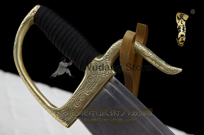 Carved Heavy Duty Master Wing Chun Hudie Shuangdao - Wudang Store