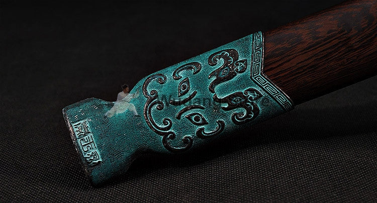Ancient Style Qin Dynasty Tai Chi Jian Pattern Steel/ Carbon Steel - Wudang Store