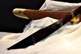 Flexible or Stiff Red Pattern Steel Dao with Sheath - Wudang Store