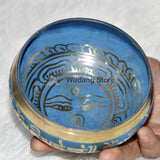 Blue Copper Sound Bowl 6 sizes - Wudang Store