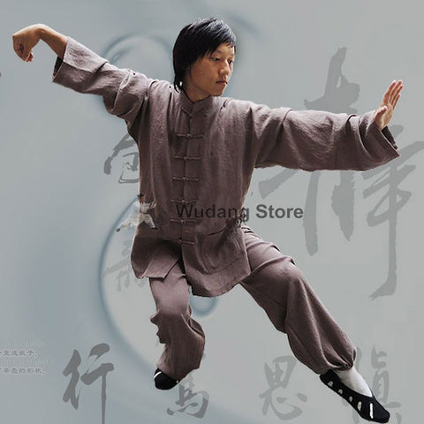 Coffee Brown Tai Chi Uniform - Wudang Store