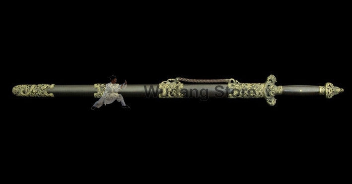 Twin Dragon Heaven Tai Chi Jian by Quanjian Forge - Wudang Store
