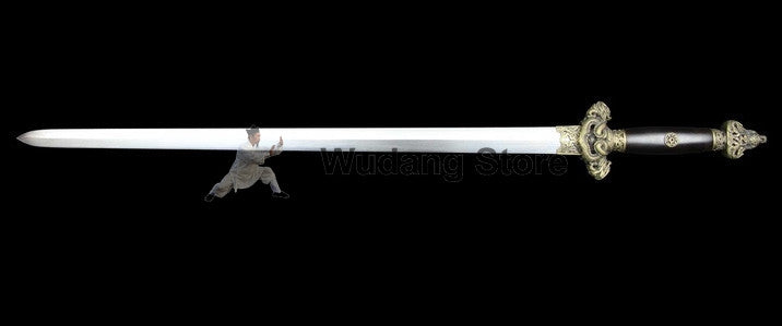 Twin Dragon Heaven Tai Chi Jian by Quanjian Forge - Wudang Store