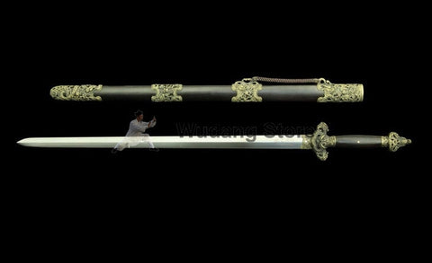 Twin Dragon Heaven Tai Chi Jian by Quanjian Forge - Wudang Store