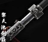 High-Grade Manganese Octahedral Steel Dragon Scale Tai Chi Jian - Wudang Store