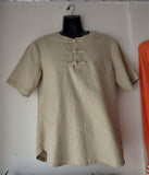 Uncolored Linen Summer Tai Chi Shirt - Wudang Store