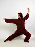 Maroon Tai Chi Uniform - Wudang Store