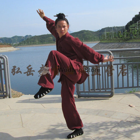 Maroon Tai Chi Uniform - Wudang Store