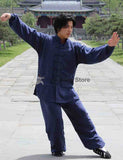 Navy Blue Tai Chi Uniform - Wudang Store