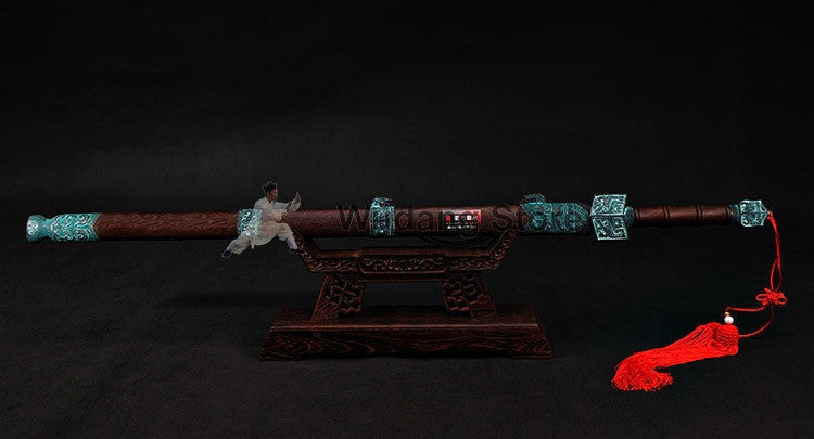 Ancient Style Qin Dynasty Tai Chi Jian Pattern Steel/ Carbon Steel - Wudang Store