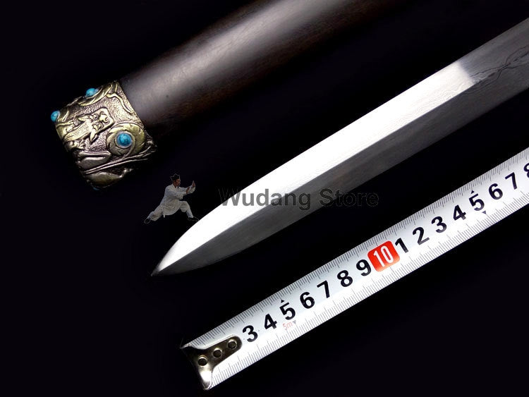 Tiger Qin Jian Pattern Steel/ High Manganese Steel - Wudang Store