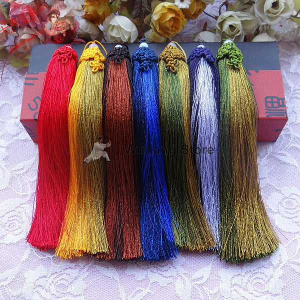 Hand-Woven Grass Hair Sword Tassel - Wudang Store