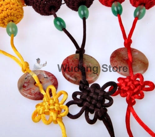 Sword Tassel With Red Jade Stone In 3 Colors - Wudang Store