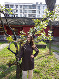 Brown & Beige Feminine Tai Chi Suit - Wudang Store