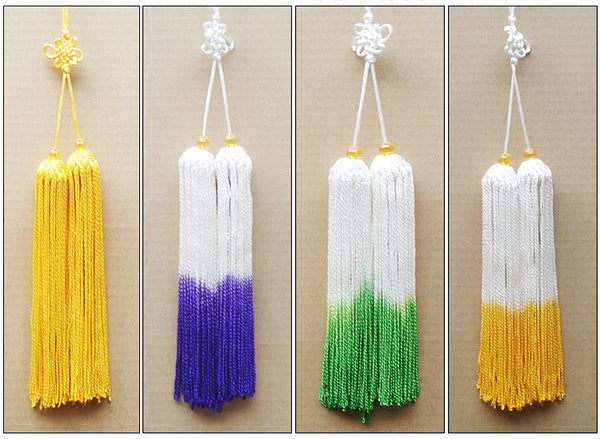 Ice Silk Tai Chi Sword Tassel 8 Ombre Colors - Wudang Store