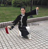 Black & White Long Tai Chi Uniform - Wudang Store
