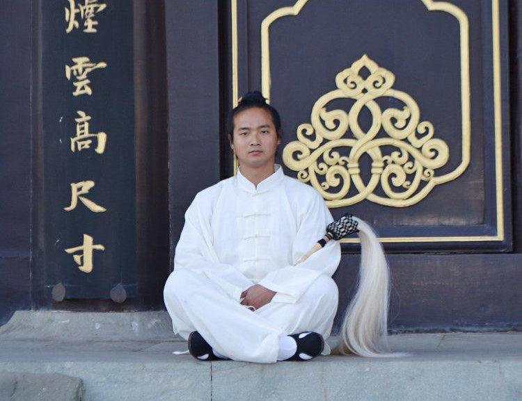 Handmade White Wudang Tai Chi Uniform Open Sleeves - Wudang Store