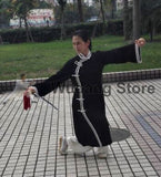 Black & White Long Tai Chi Uniform - Wudang Store