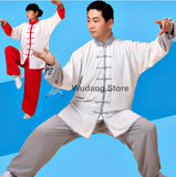 White & Grey Tai Chi Uniform - Wudang Store