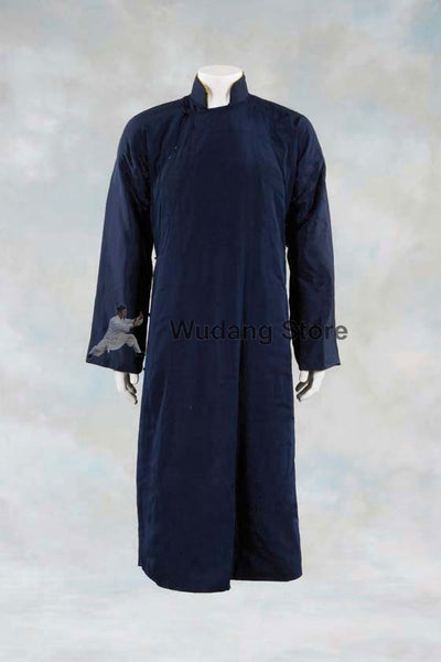 100% Wool Elegant High Collar Wing Chun Winter Coat - Wudang Store